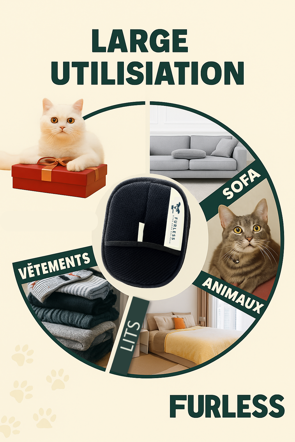 Gant Essence Pure by FurlessPets™ Ma boutique